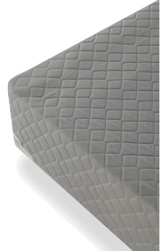 Base Sommier Plaza 1/2 Cannon Gris Sab De 190x90x21 Cm Gris