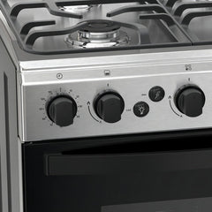 Cocina Ormay Tempo Acero Inoxidable 4 Hornallas Timer