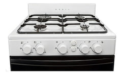 Cocina A Gas Orbis 858bc4 Blanca Con Visor Y 4 Hornallas Color Blanco