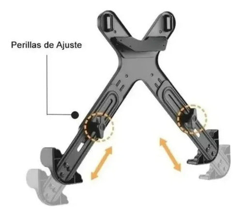 Combo Soporte Brazo Monitor Notebook Onebox Lcd12um +lcd5 Cs Negro