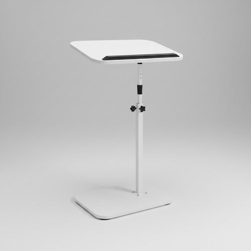 Mesa Auxiliar Arrime Bandeja Notebook 2 Alturas Vivendi Blanco