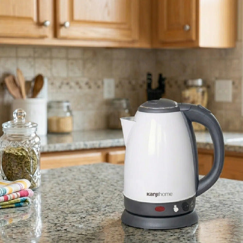 Jarra Pava Kanji Kjh-pe15002m-wt Corte Mate 1500w 1,8lts Blanco