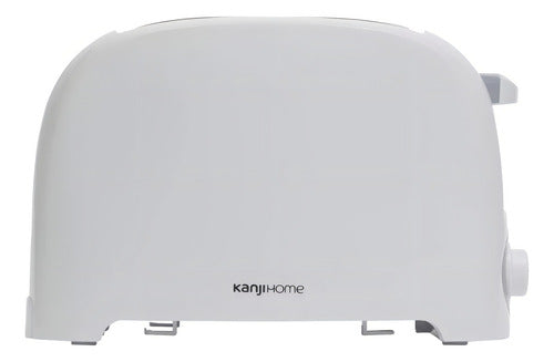 Tostadora Electrica Kanji Home 2 Panes Rodajas 7 Niveles Color Blanco