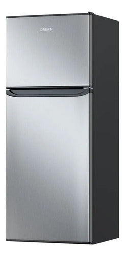 Heladera Con Freezer Ciclica Drean 215 Litros Color Inox Rzd215pvarx0 Gris