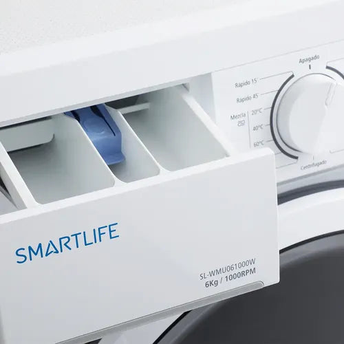 Lavarropas Automatico Smartlife 6kg Slim Design Color Blanco