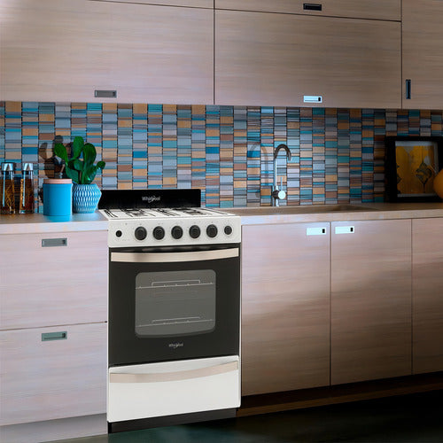 Cocina Whirlpool 56 Cm Blanca Wfb57dw Color Blanco