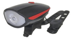 Luz Led Frontal Para Bicicleta Recargable De 250 Lumens Rojo