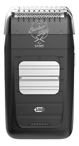 Afeitadora Y Trimmer Gama Shaver Barber Style-at Acero Cts Negro