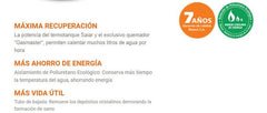 Termotanque Saiar Poliuretano 50lts Mg Pie 4000kc Tio Musa Blanco