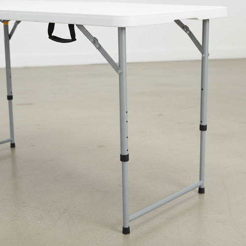 Mesa Plegable 2 Alturas Valija Transportable 120cm Picnic Tm