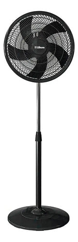 Ventilador Pie Liliana 16 PuLG Vp16p 3 Vel 5 Aspas 65w Cts 40.64 Cm Negro Negro Plástico 5