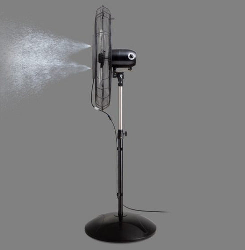 Ventilador Pie Industrial 2 Aspas Liliana Vpi32cb 280w Cts 81.28 Cm Metal