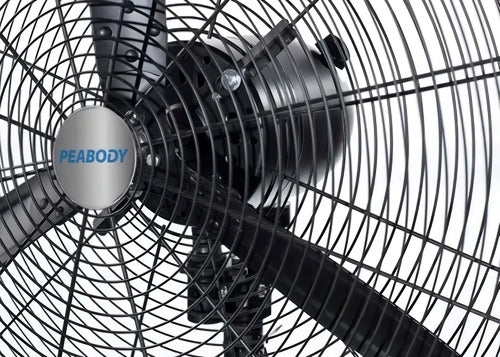 Ventilador Pared/pie Peabody Pe-vi300me 3 Palas Aluminio 30 Color De La Estructura Negro Color De Las Aspas Negro Diámetro 30