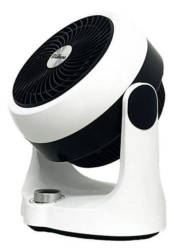 Ventilador De Mesa Turbix Liliana Vsop10 10  3 Velocidades 25.4 Cm 50 Blanco Negro Plástico 3