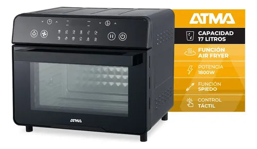 Horno Freidora De Aire Atma Airfryer 17lts Negro