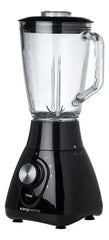 Licuadora Kanji Home 1,5l Jarra De Vidrio 4 Vel. Pica Hielo Color Negro