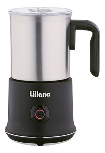 Espumador Y Calentador Leche Electrico Liliana Negro Inox Negro
