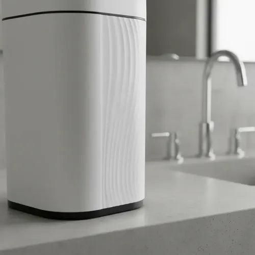 Cesto De Basura Inteligente De 15lts Con Sensor Vivendi Blanco