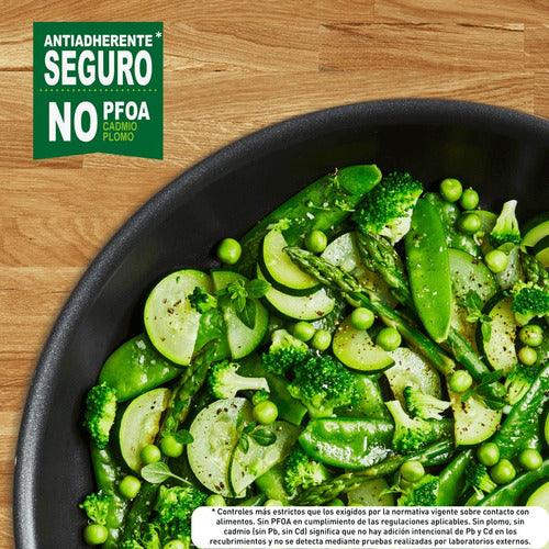 Set 6 Piezas Cacerolas Tefal Pratika Antiadherente Negro