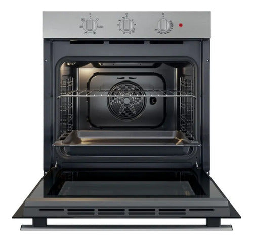 Horno Empotrable Eléctrico Whirlpool Wob71as Inox 71l Gris