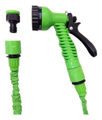 Manguera Expandible Hasta 15mts Con Opciones De Chorro Tm Verde