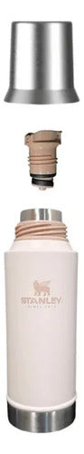 Termo Stanley Original Mate System Classic De 800ml Rosa Claro
