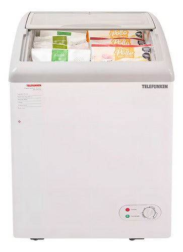 Freezer De Pozo Exhibidor Telefunken 150lts Tfk-fpe150 Color Blanco