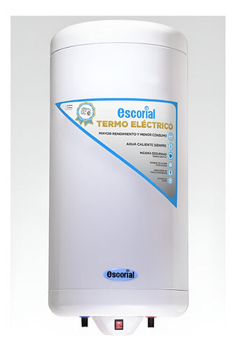Termotanque Eléctrico De Colagar Escorial De 90lts 1500w Blanco