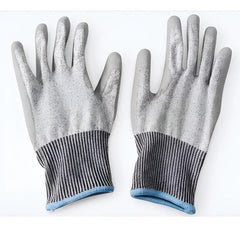 Guantes De Cocina Guantes Alta Temperatura Poliester Caucho Gris