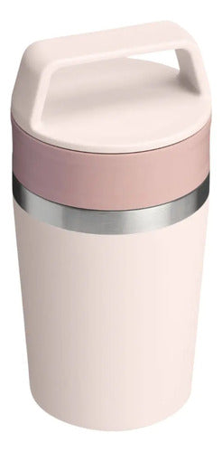 Vaso Termico Stanley Cafe To-go Travel Mug 236ml Color Rose Quartz Liso