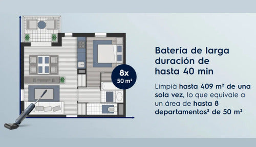 Aspiradora Mopa Inalámbrica Electrolux 3 En 1 Emc2500 Gris