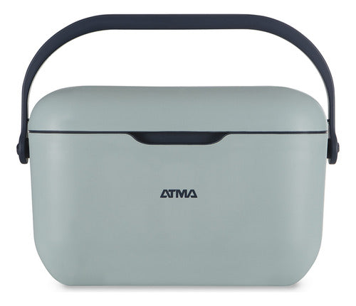 Heladera Conservadora Atma Cag204vp 20lts Verde Grisaceo