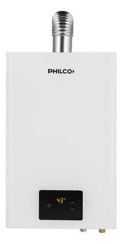 Calefón Philco 14/l Min - Blanco - Tiro Forzado - Tecnología Pilotless Gn