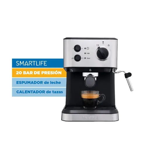 Cafetera Smartlife Expresso 20 Bar Sl-ec5501 Gris