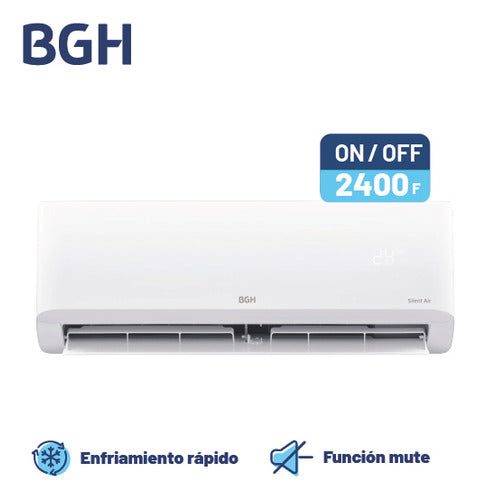 Aire Acondicionado Split Bgh Bs26wcdw On/off 2408fg Blanco