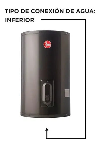 Termotanque Electrico Colgar Rheem Tec125 Gris125l Color Gris Oscuro