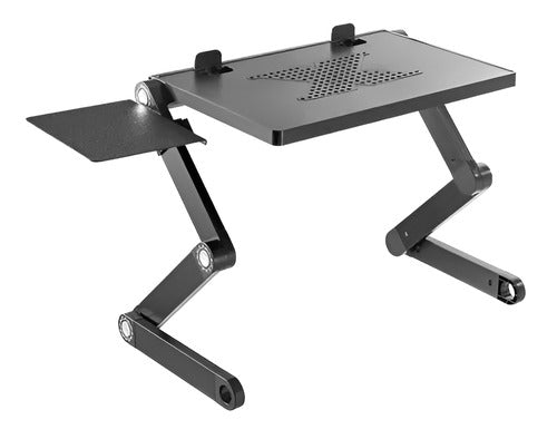 Base Notebook Escritorio Ergonómica Regulable Onebox Ob-s2 Color Negro