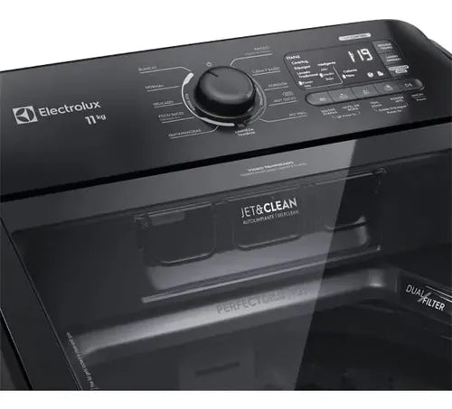 Lavarropas Electrolux Carga Superior 11kg Negro Leb11 Negro