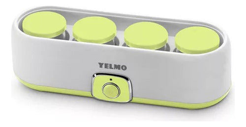 Yogurtera Yg-1704 720ml 4 Jarros Vidrio Compacta 20w Cts Blanco