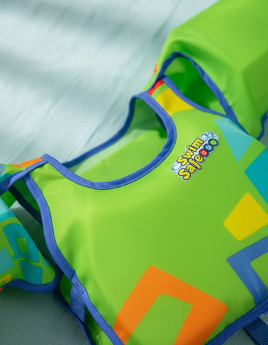 Chaleco Salvavidas Niños Con Bracitos Flotador Bestway 32174 Verde Lima