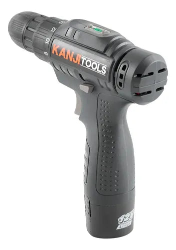Atornillador Inalambrico Kanji Tools Kit-at121pb Color Negro Frecuencia 50/60