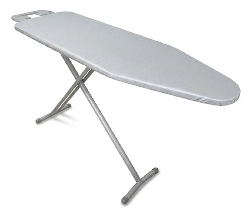 Tabla De Planchar Plegable 141 x 86cm de 6 Alturas Porta Plancha