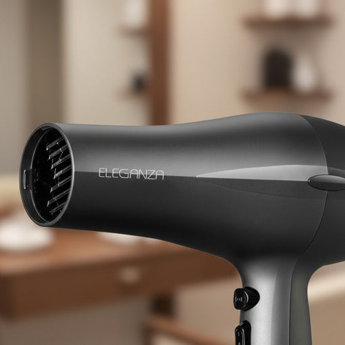 Secador De Pelo Gama Eleganza Cool Shot 2400w 3temp 2vel Css Negro
