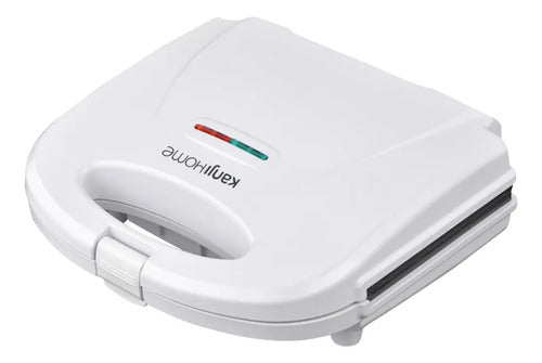 Sandwichera Kanji Kjh-sm700sw Antideslizante 700w Blanca Blanco