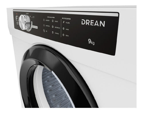 Secarropas Carga Frontal Por Calor 9kg Drean Sed090vbcl0 Blanco