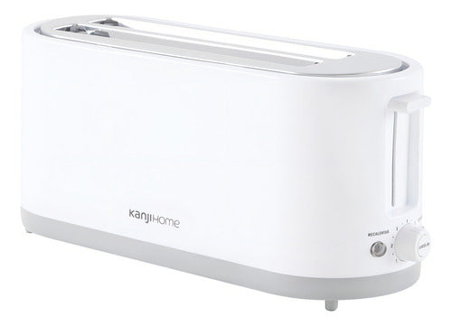 Tostadora Kanjihome 1400w 4 Panes Color Blanca
