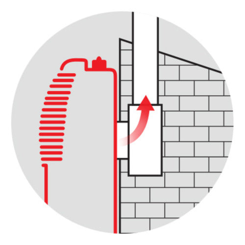 Calefactor Multigas Tiro Balanceado Longvie 3000 Tbu Eba3u C Gris