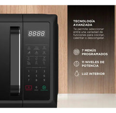 Microondas Digital Atma 28l Con Grill Negro Matdgb28uap