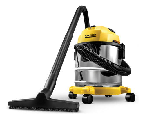 Aspiradora Multifuncion Tacho Kärcher Wdl 1s 12l Liquido Cts Plateado