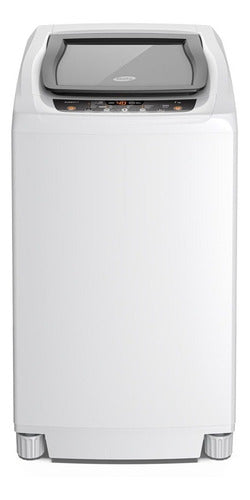 Lavarropas De Carga Superior Gafa Fuzzyfit De 7kg Blanco